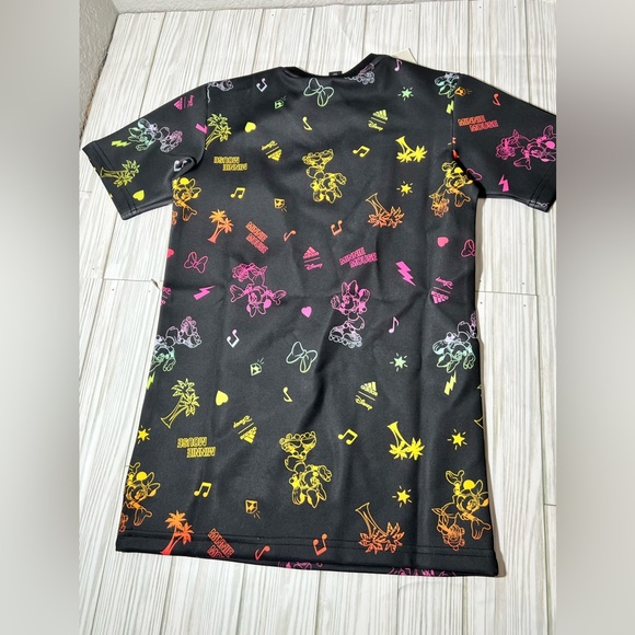 Adidas X Disney Minnie Mouse toddler girl‎ shirt Dress athletic Colab black 4T - Picture 3 of 10
